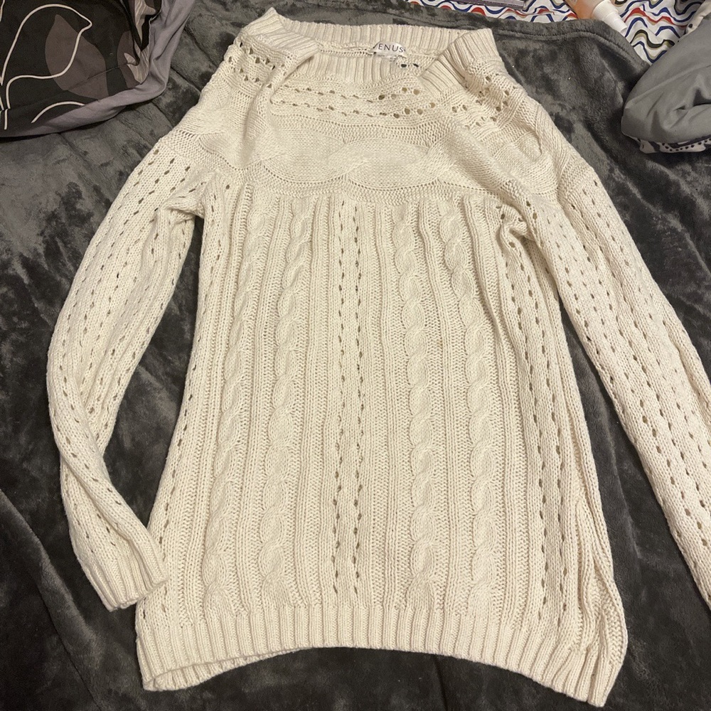 Cream sweater